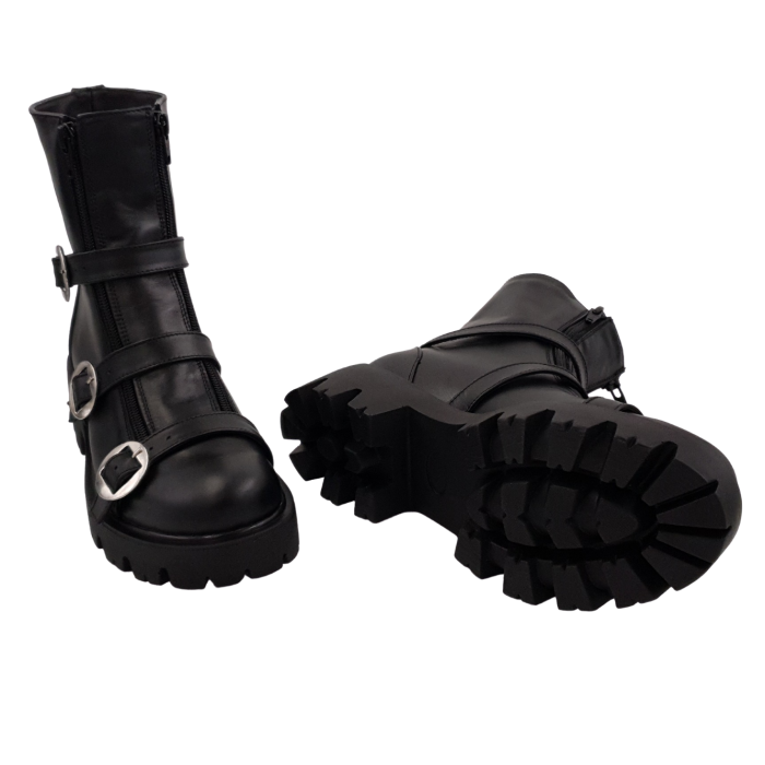 Ghete damă negre din piele box – mărimile 35.5 și 35.7 [4]