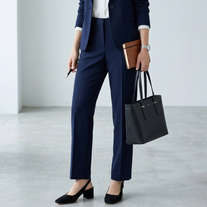 Pantofi Damă Slingback Negri din Piele Întoarsă – Toc 4 cm [6]