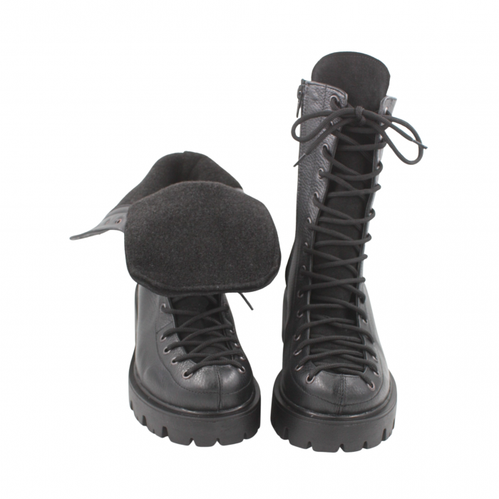 Pantofi damă eleganți, stiletto, piele naturală, toc gros îmbrăcat, tricolor, Sandali [3]