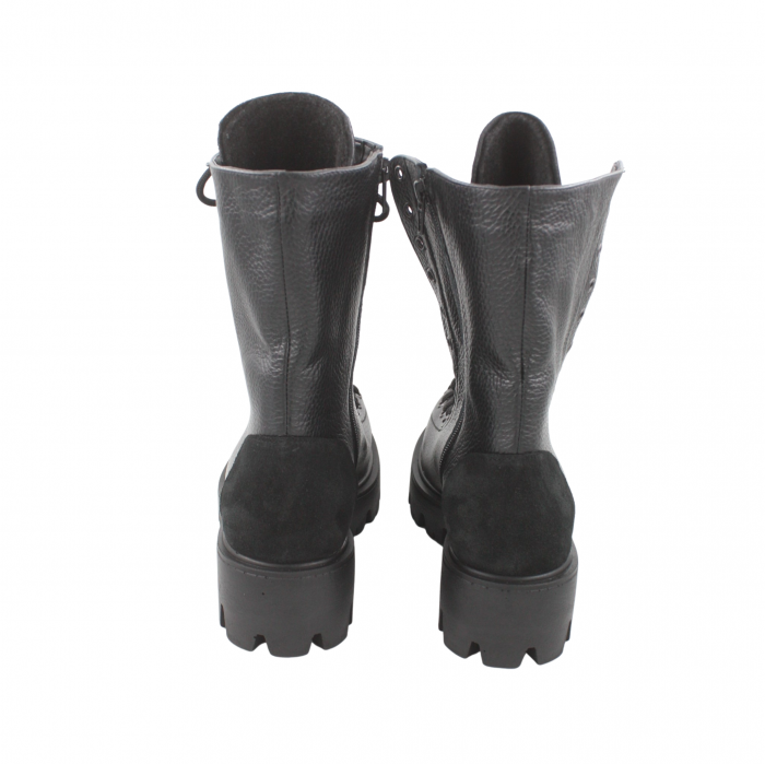 Pantofi damă eleganți, stiletto, piele naturală, toc gros îmbrăcat, tricolor, Sandali [4]