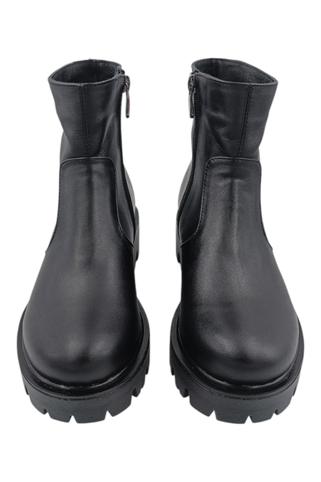 Ghete damă negre piele box [4]