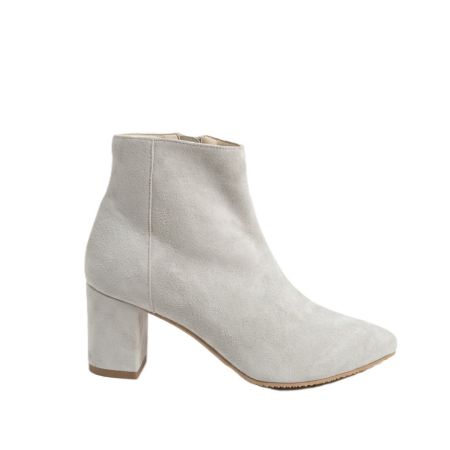 LICHIDARE STOC - Botine elegante din piele naturală întoarsă