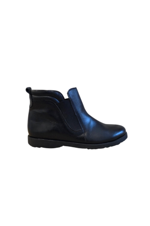LICHIDARE STOC - Ghete unisex slip‑on din piele naturala box – negre