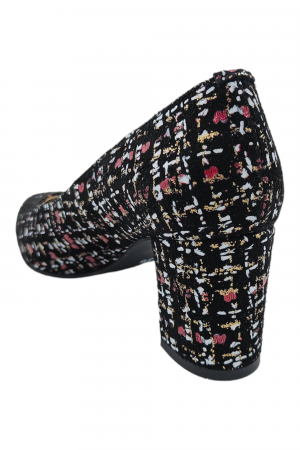 Pantofi damă eleganți, stiletto, piele naturală, toc gros, CARA, Sandali [2]