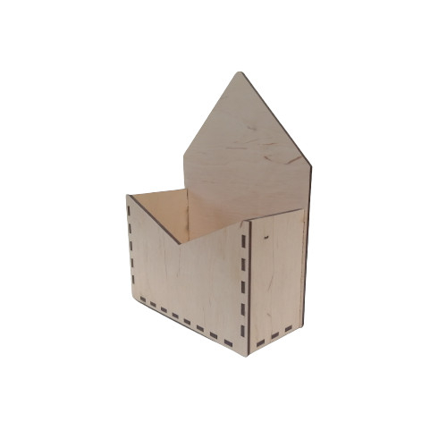 Cutie lemn, blank, tip plic , 18x8x24 cm [2]