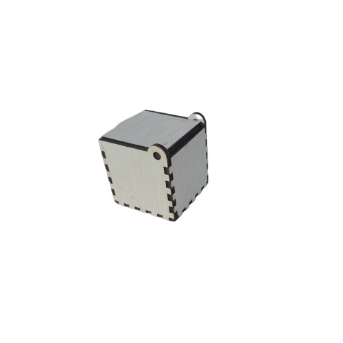 Cutie mini, blank lemn, 5x5x5 cm [2]