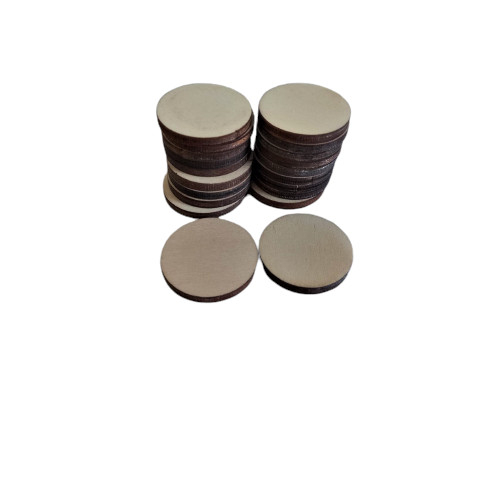 Set 20 baze brosa,lemn blank, rotund [2]