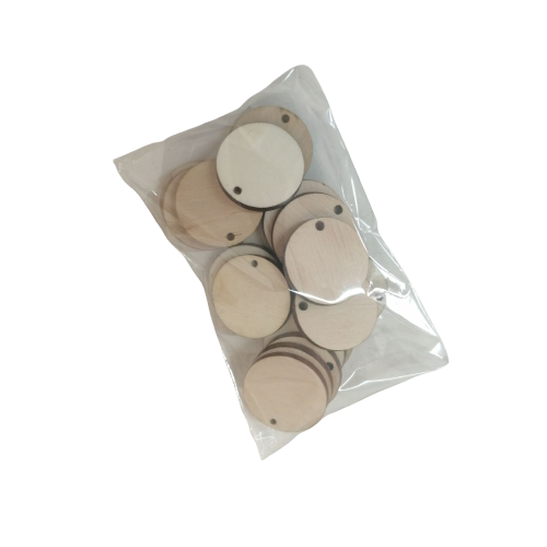 Set 20 baze martisor, lemn blank , rotund [2]