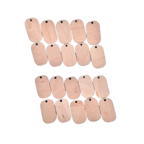 Set 20 baze martisor, lemn, blank, 2.4x4 cm [2]