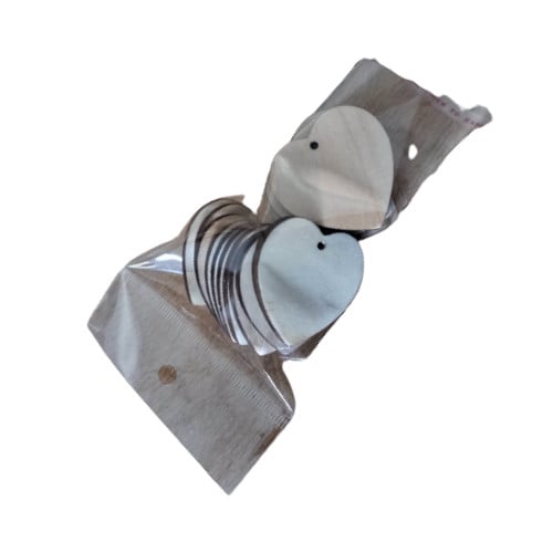 Set 20 baze lemn blank , inima , 3.5x3.5 cm [4]