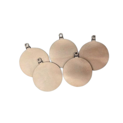 Set 5 globuri lemn, blank, rotund 8 cm, G2 [3]