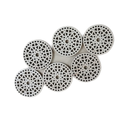 Set 6 suporturi pentru pahare si cutie pentru suporturi, blank lemn, rotund, 9 cm, model decupat M3 [3]