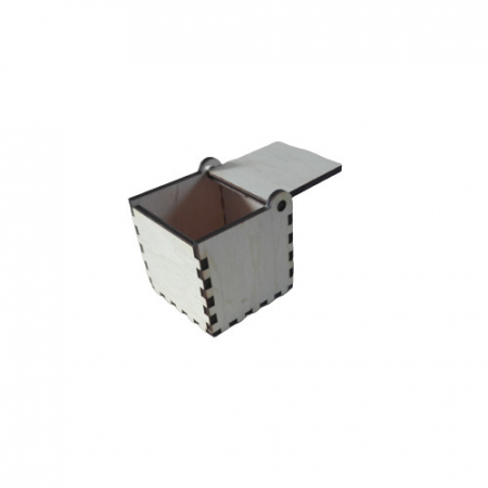 Cutie mini, blank lemn, 5x5x5 cm [2]