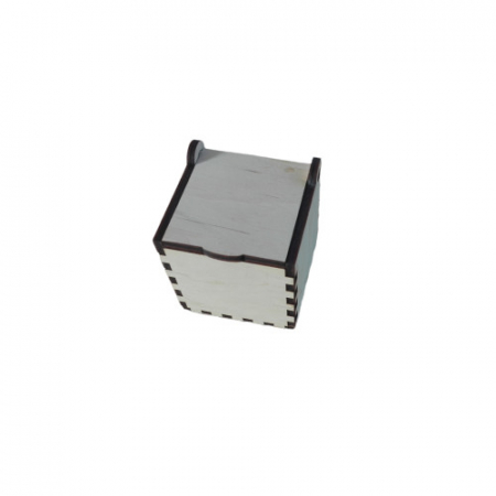 Cutii lemn decorative - Cutie mini, blank lemn, 5x5x5 cm