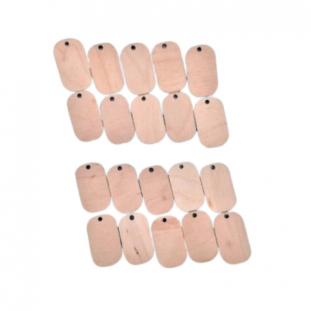 Set 20 baze martisor, lemn, blank, 2.4x4 cm [1]