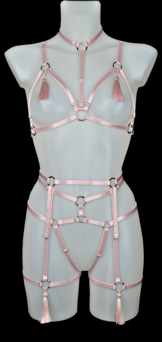 SET ATILLA EXTRA HARNESS PINK R - 3 PIESE [1]