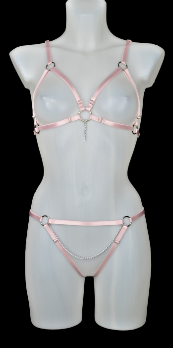 SET ROLLIN HARNESS PINK V - 2 piese [1]
