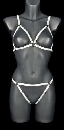 Set Simple Harness White V - 2 piese [0]