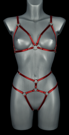 Set Simple Harness Cherry R-2piese [0]