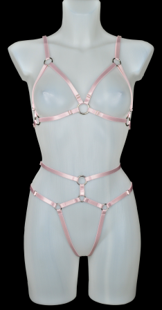 Set Simple Harness Pink R -2PIESE [0]