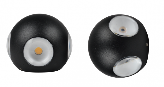 Aplica de exterior 12W lumina rece Negru [1]