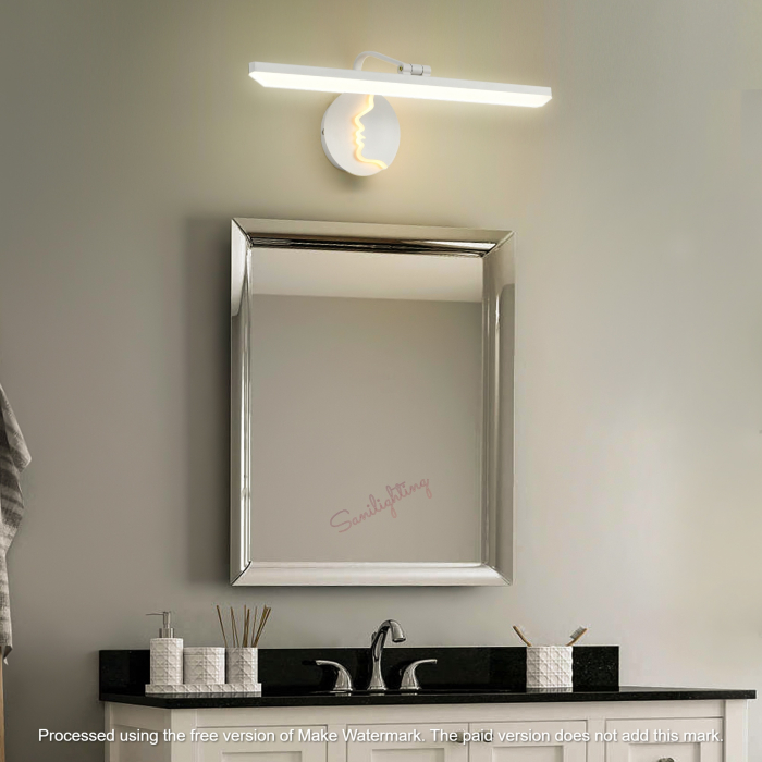 Aplica de  oglinda  led 36W, 3 moduri de lumina, Face Alb [2]