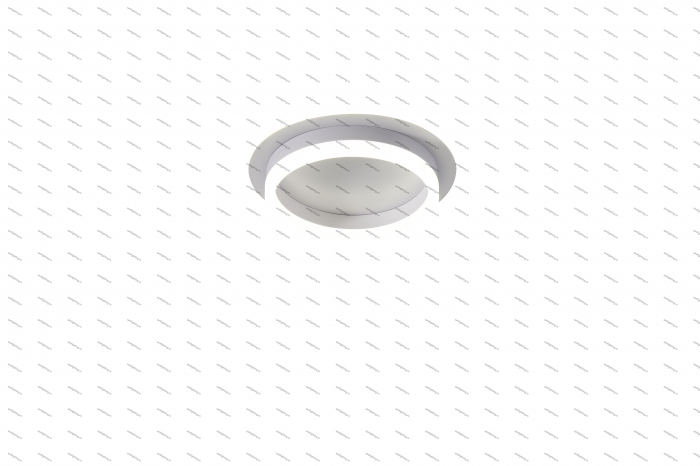 Plafoniera Led Cerc 50W, Alba, 3 tipuri de lumina,calda/neutra/rece [3]