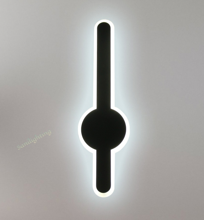 Aplica oglinda 18W liniar Negru [3]