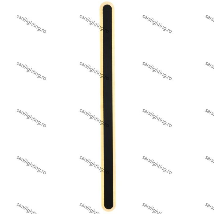 Aplica Led 64W, Neagra, 80cm, 3 tipuri de lumina [4]