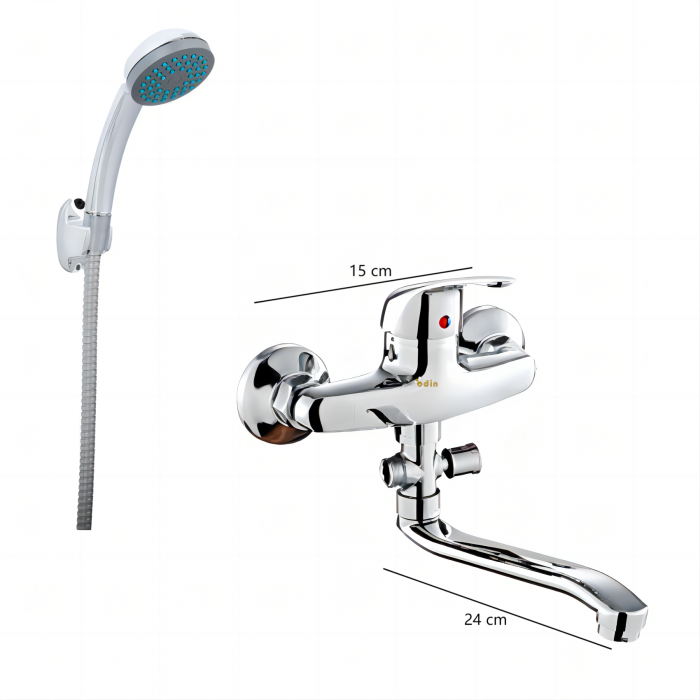 Baterie cada teava mobila 24 cm cu schimbator ceramic ODIN [2]