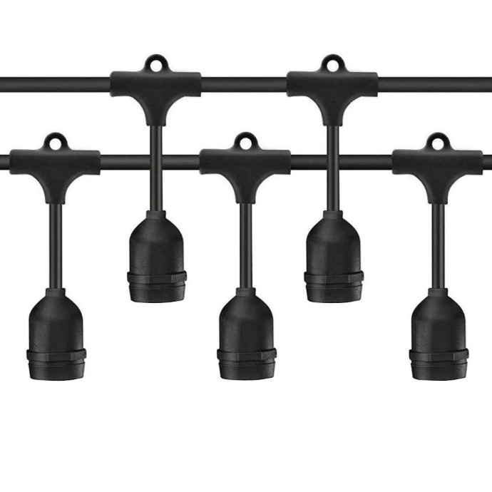 Ghirlanda luminoasa, 10m, interconectabil, E27, IP65, 20 becuri [1]