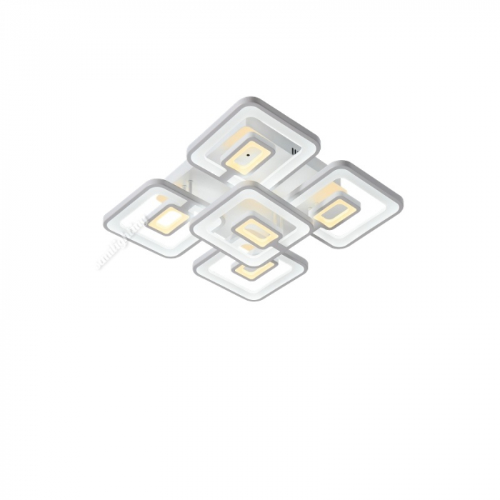 Lustra Led cu telecomanda FIve Square 270W 3000k/4000k/6500k intensitate reglabila [2]