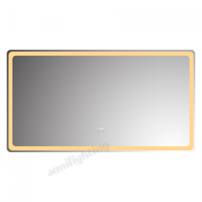 Oglinda LED  150x80 cm, Senzor de miscare , Intrerupator Touch, Dezaburire, Ceas si Termometru,3 tipuri de lumina, Dimabila   SN  22010-1 [5]