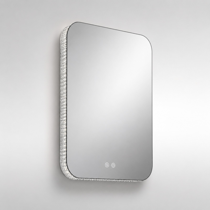 Oglinda LED 50x70cm, Rama Acril, Intrerupator Touch, Dezaburire, 3 tipuri de lumina, Dimabila   SN 038 [8]