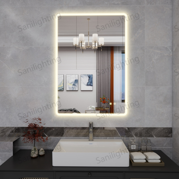 Oglinda LED  70x1000 cm, Intrerupator Touch, Dezaburire, 3 tipuri de lumina, Dimabila [3]