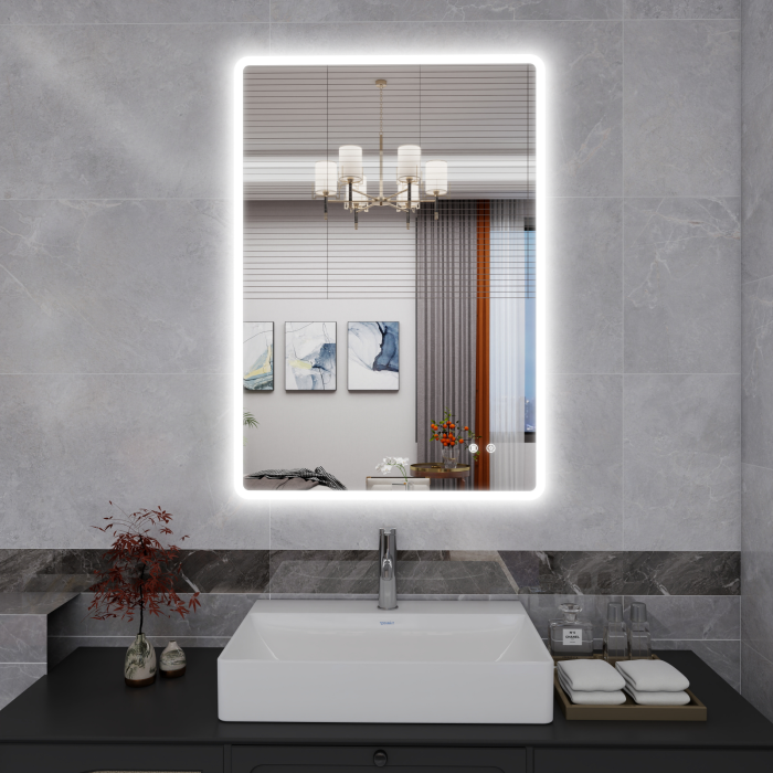 Oglinda LED  70x1000 cm, Intrerupator Touch, Dezaburire, 3 tipuri de lumina, Dimabila [2]
