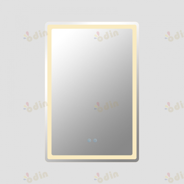 Oglinda LED  90x60 cm, Intrerupator Touch, Dezaburire, 3 tipuri de lumina, Dimabila   SN 057 [5]