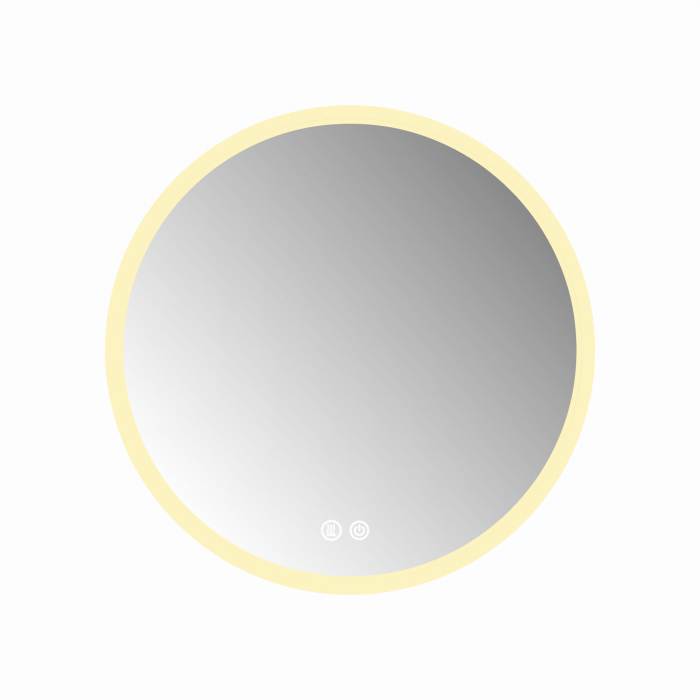 Oglinda LED Diametru 80cm, Intrerupator Touch, ceas si Termometru ,Dezaburire, 3 tipuri de lumina, Dimabila  SN 017-80 [5]