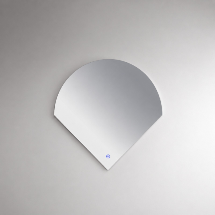 Oglindă LED Odin sfert de cerc 90x90cm, cu dezaburire si touch, 3 tipuri de lumina, IP44, montare perete, OD22016-2 [6]
