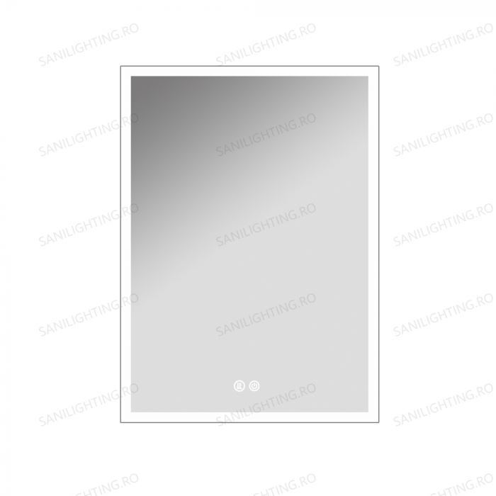 Oglinda LED  60x80 cm, Intrerupator Touch, Dezaburire, 3 tipuri de lumina, Dimabila   SN 035 [5]