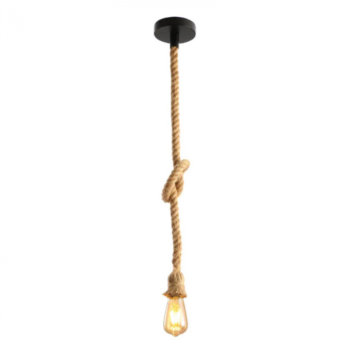 Pendul vintage din sfoara, 1dulie E27   1M [3]