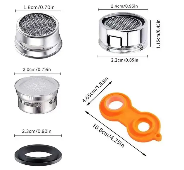 Perlator baterie filet exterior-set 6buc [6]