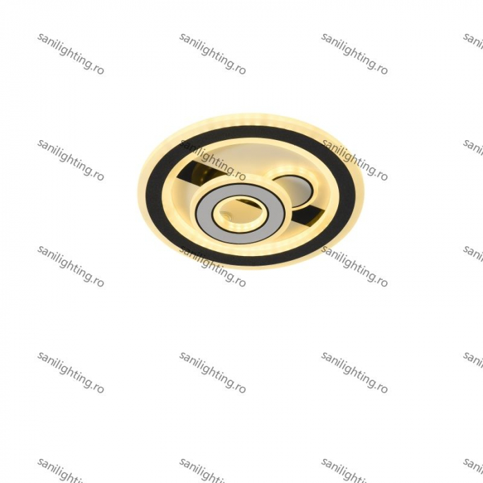 Plafoniera Led Cerc 78W, Alba, 3 tipuri de lumina 3000K/4000K/6500K [4]