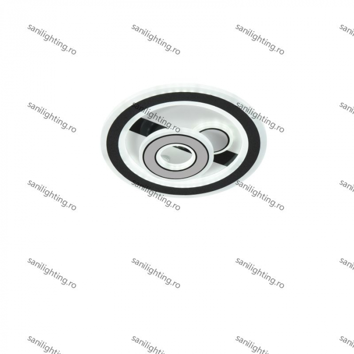 Plafoniera Led Cerc 78W, Alba, 3 tipuri de lumina 3000K/4000K/6500K [2]