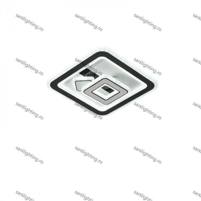 Plafoniera Led Patrate 84W, Alba, 3 tipuri de lumina 3000K/4000K/6500K [2]