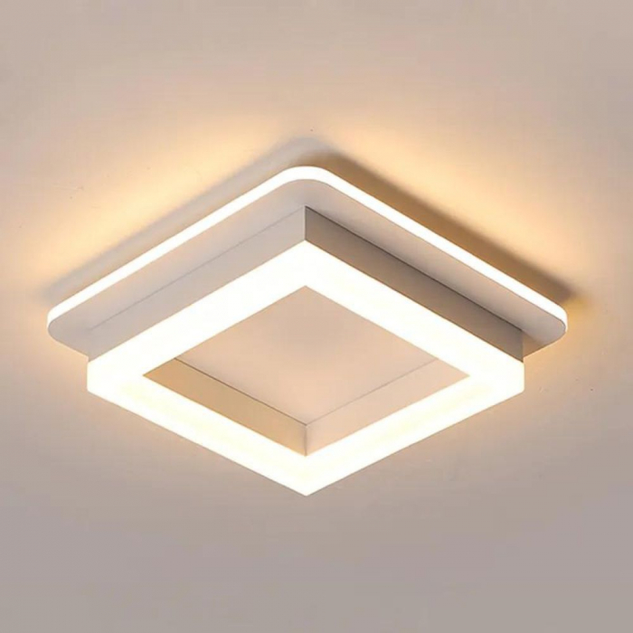 Plafoniera Led 41W patrat 3 tipuri de lumina  Alb [1]