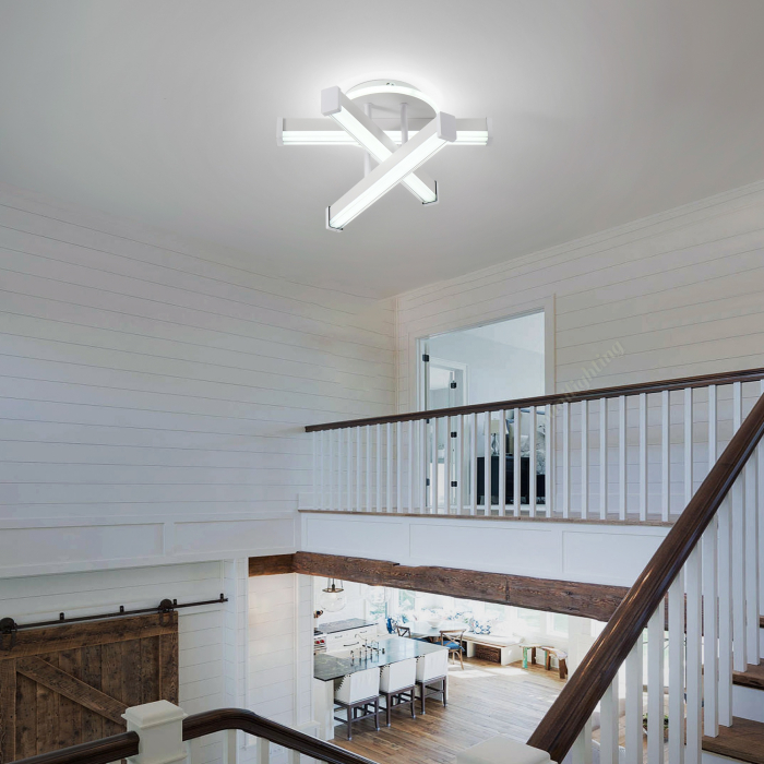 Plafoniera Led 52W 3 tipuri de lumina Alb [1]