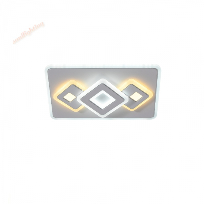 Plafoniera Led Dreptunghi 84W, Alba, 3 faze de iluminat,  3000K/4000K/6500K [4]