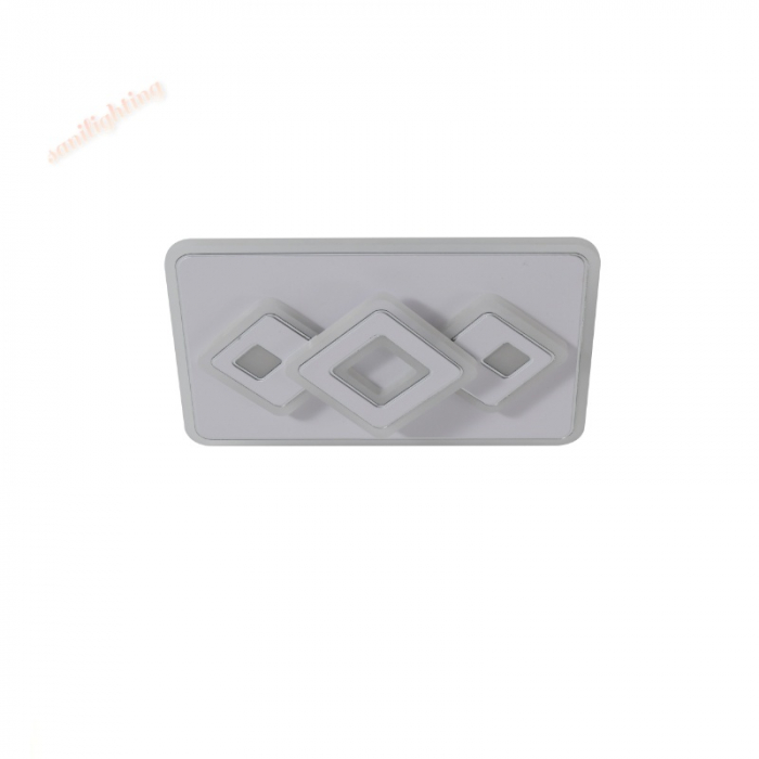 Plafoniera Led Dreptunghi 84W, Alba, 3 faze de iluminat,  3000K/4000K/6500K [5]