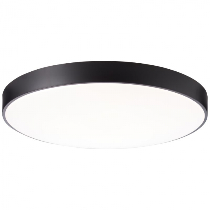 Plafoniera , Slim , 40W ,IP 44 , Diametru 40cm ,Lumina rece , Negru [2]